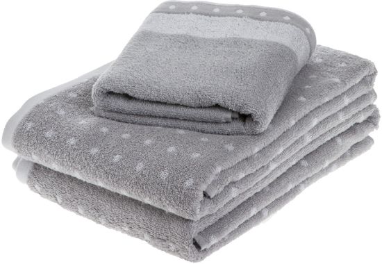 Bing badehåndkle 90x90 grå