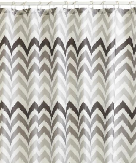 Aila dusjforheng 180x200 grå