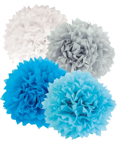 Jabadabado party pompom l.blå