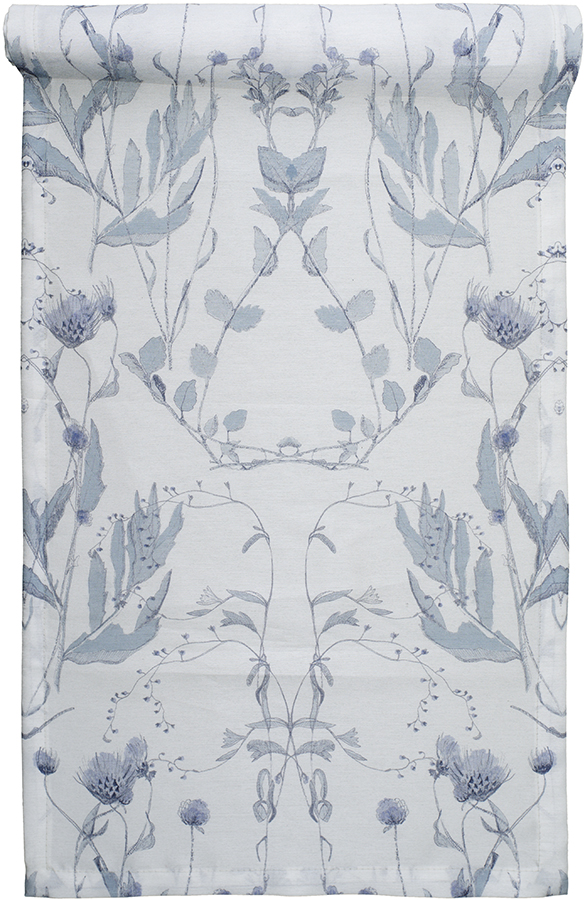 Botanika løper 40x120 blå | princessbutikken.no