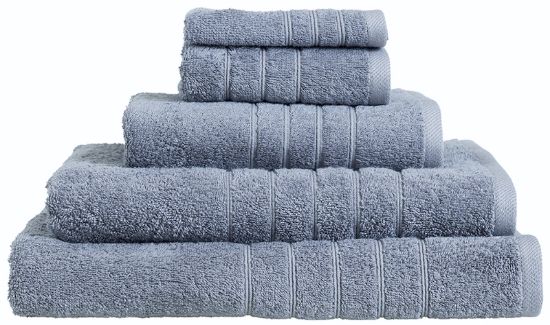 City håndkle 50x90 grå