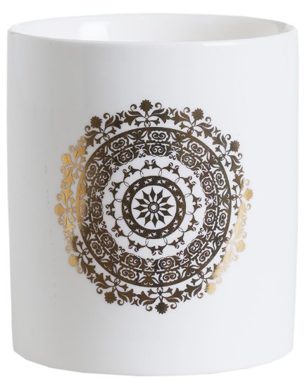 Brass living telyslykt 10 cm