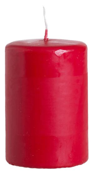 Linna kubbelys 6,8x10 cm rød