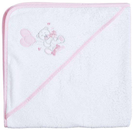 Lulle hettehåndkle rosa