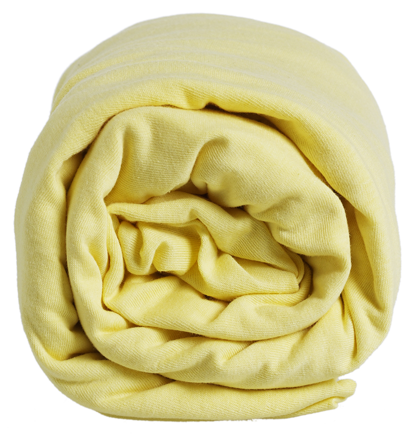 Li jerseylaken 200X220 gul princessbutikken.no