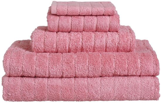 Åse bambushåndkle 50x90 korallrosa