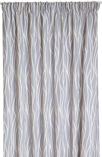 Ebony gardin 140x160 lys blå