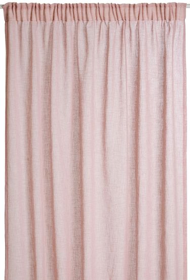 Piemonte gardin 140x160 rosa