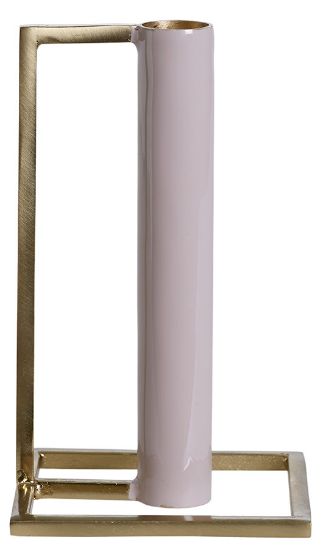 Dakin lysestake 16,5 cm rosa