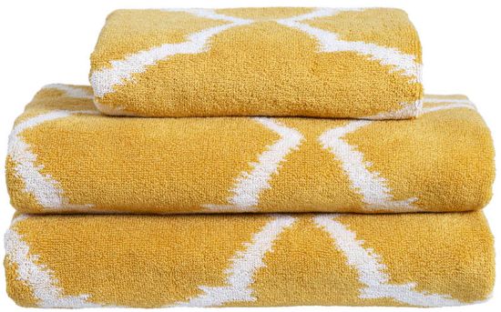 Huge håndkle 70x130 okergul