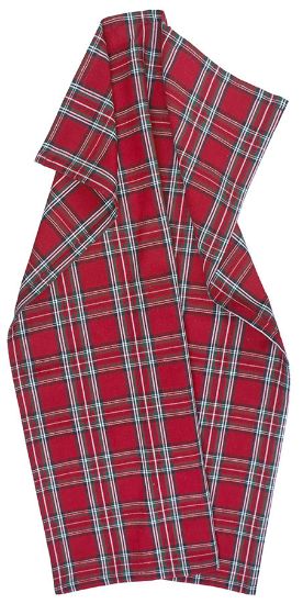 Dombås kjøkkenhåndkle rød