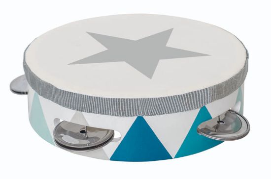 Jabadabado tamburin blå ø15