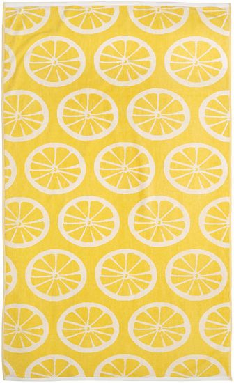 Lemona strandhåndkle 80x150 gul