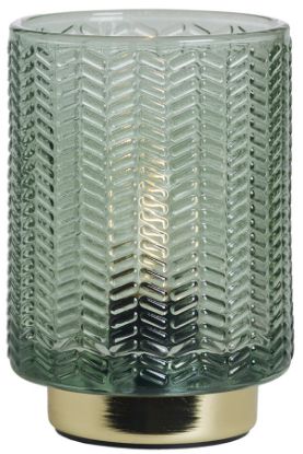 Andrea LED-lykt 15 cm grønn