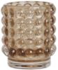 Dots telysholder 8 cm champagne