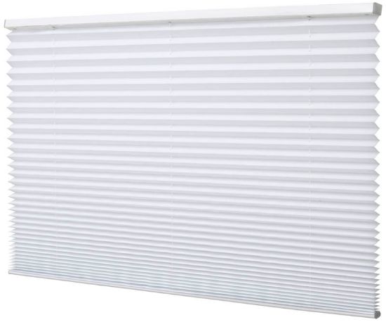 Plissegardin crush 110x160 hvit  