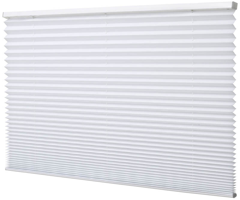 Plissegardin crush snorbetjent 160x160 hvit princessbutikken.no