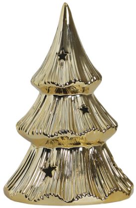 Glimre juletre med LED-lys 14 cm