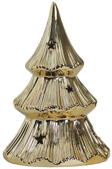 Glimre juletre med LED-lys 14 cm