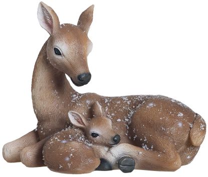 Family dådyr figur 14 cm