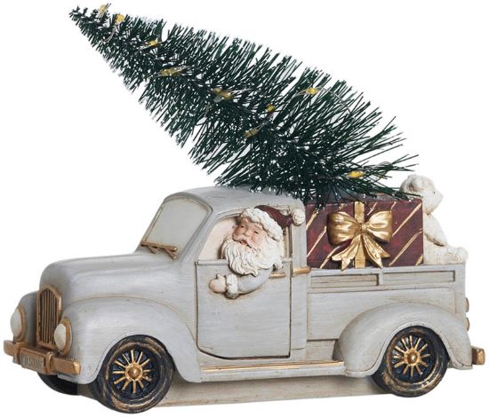 Herby bil med LED-lys 15 cm
