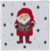 Tomte strikkeklut cream