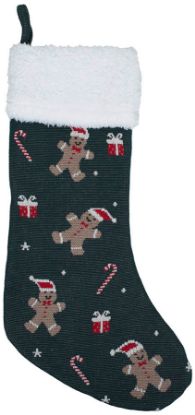 Preben julestrømpe 50 cm grønn