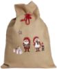 Tomte gavesekk 70x95 natur