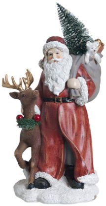 Julestemning nissefigur med LED-lys 31 cm