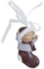 Bamse juletrepynt 8 cm