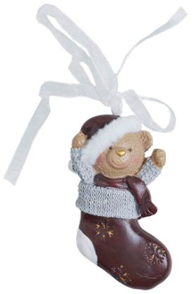 Bamse juletrepynt 8 cm