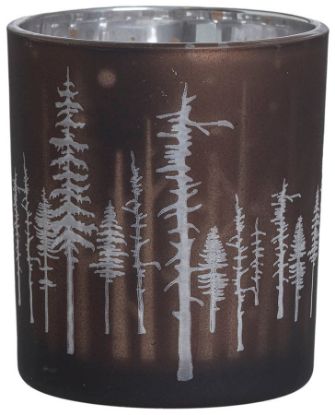 Norden telysholder 8 cm brun