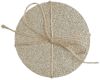 Glitter glassbrikker 4pk gull