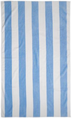 Grimstad XL strandhåndkle 100x180 lys blå