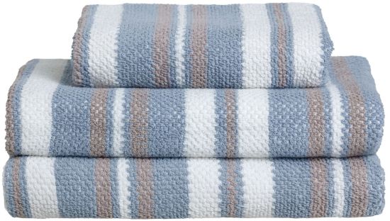 Bilde av Elliot håndkle blå/beige