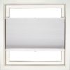 Plisse duette lystett utspent 60x160 hvit