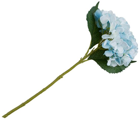 Hortensia stilkblomst 47 cm blå