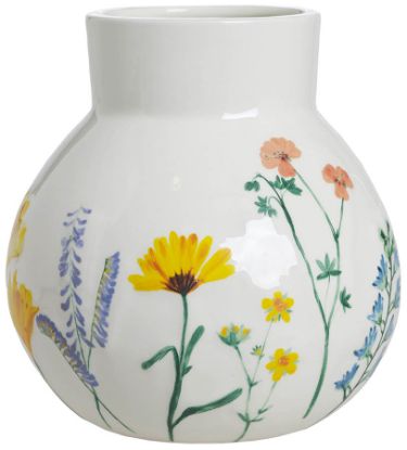 Meadow vase 19 cm hvit