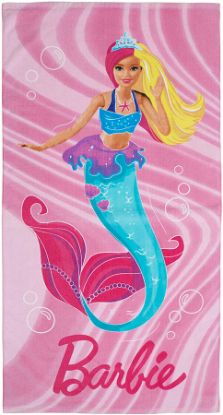 Barbie mermaid håndkle 70x140