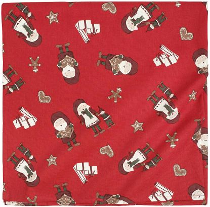 Tomte duk 140x180 rød
