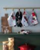 Tomte strikkeklut cream