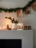 Stars telysholder 8 cm hvit
