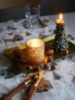 Juletre figurlys 16 cm grønn