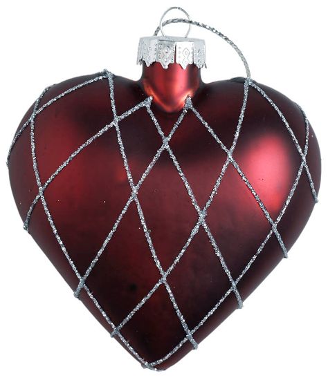 Bilde av Hjerte julekule