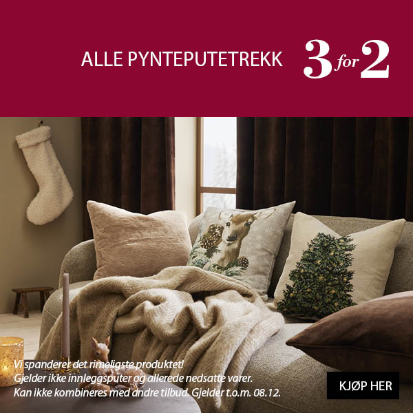 Pynteputetrekk 3 for 2