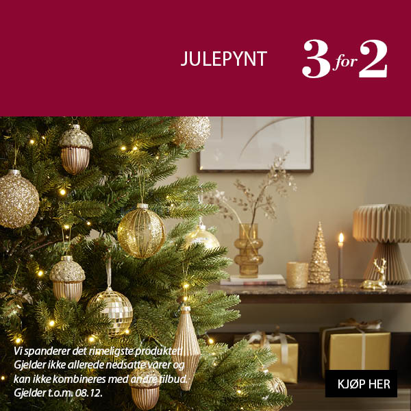 Julepynt 2 for 3