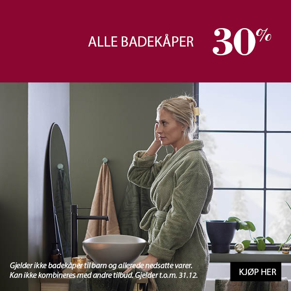 Alle badekåper 30%