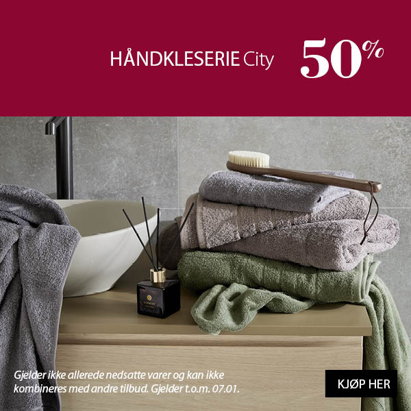 Håndkleserie City 50%