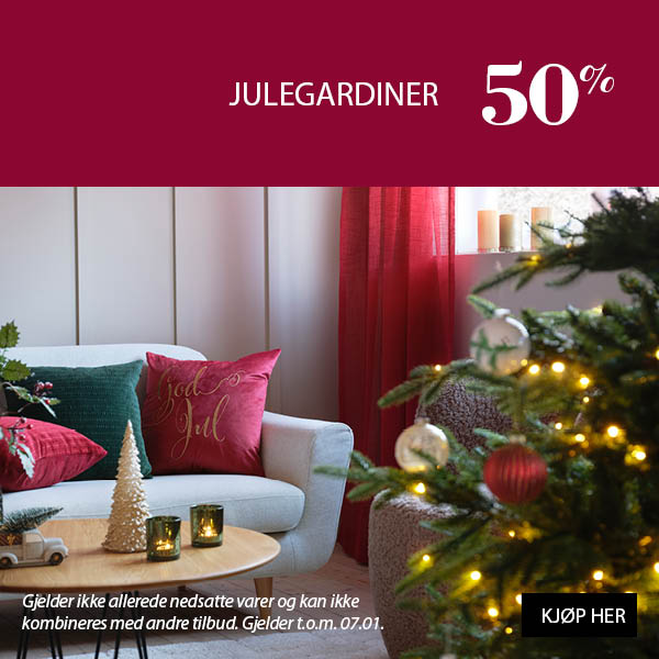 Julegardiner 50%