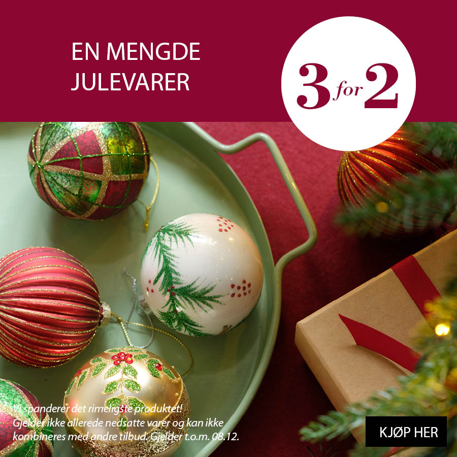 Julevarer 3 for 2